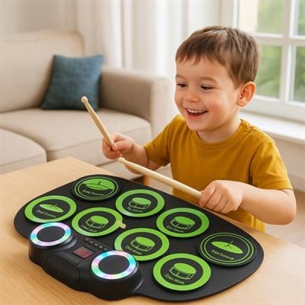 Magicvoice G600R 9 Ped Elektronik Roll Up Davul Kiti