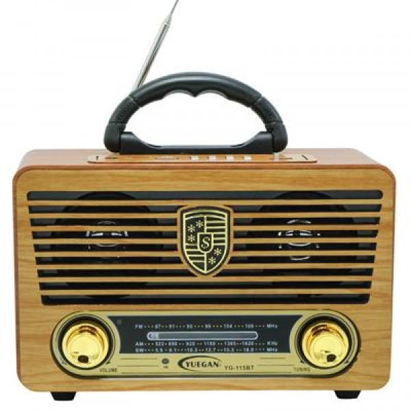 MagicVoice MV-115BT USB - SD - FM - Bluetooth Destekli Nostaljik Radyo