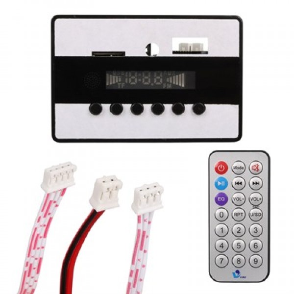 Magicvoice MV-14907 USB-SD-AUX-Bluetooth Mikrofonlu Kumandalı Ekranlı Oto Teyp Çevirici Dijital Player Board