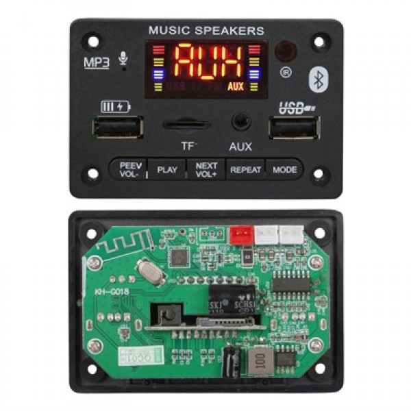 Magicvoice USB-SD-Bluetooth-Kumanda-2*40W Anfi Çıkışlı Oto Teyp Çevirici Dijital Player Board