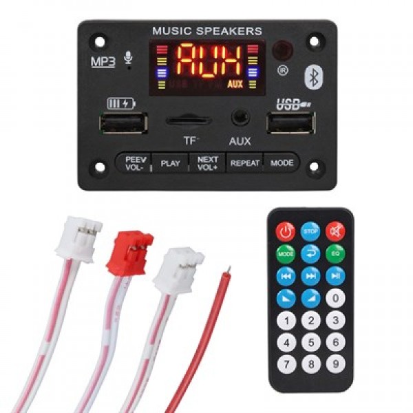 Magicvoice USB-SD-Bluetooth-Kumanda-2*40W Anfi Çıkışlı Oto Teyp Çevirici Dijital Player Board