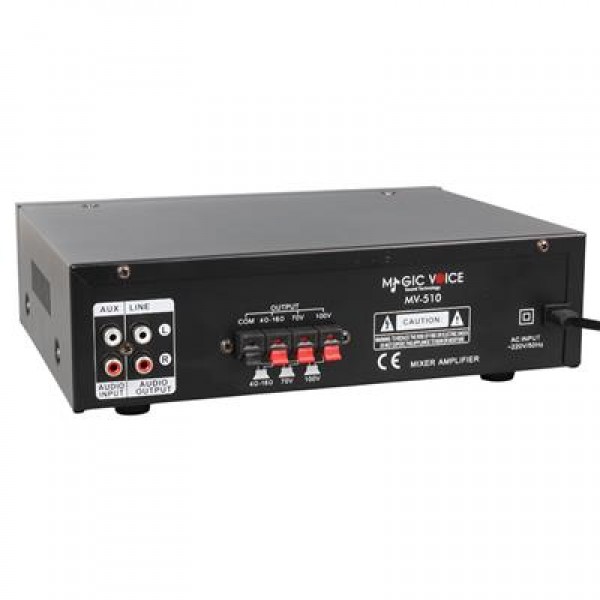 Magicvoice MV-510 50 Watt Usb-Sd-Bluetooth Girişli Hat Trafolu Ses Mixer