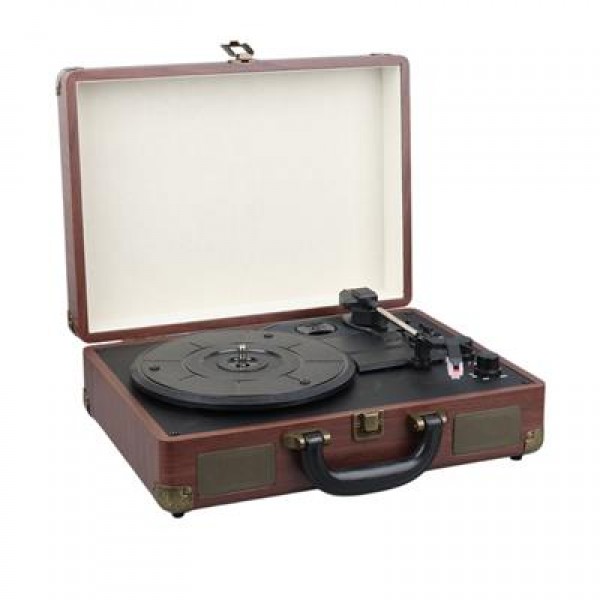 MagicVoice PU16 Retro Vintage Çanta Pikap - Radyo - Bluetooth - USB Mp3 Çalar