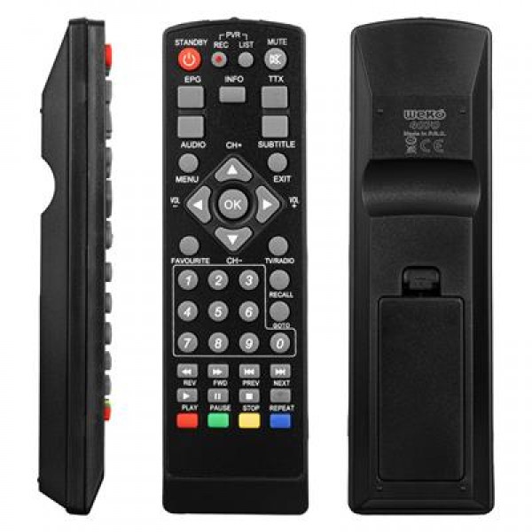 Mersat Mini HD - Grundig DSR 7150 - Botech 2010 / 7200 HD - Akiwa AKW 18500 - Yumatu Slim HD Uydu Alıcı Kumandası 