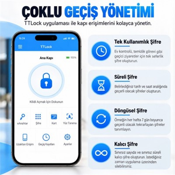 Novacom NC-SKV5QR-WP Kart Şifre Yüz Tanıma QR Kodlu Akıllı Geçiş Terminali Novacom NC-SKV5QR-WP Kart Şifre Yüz Tanıma QR Kodlu Akıllı Geçiş Terminali