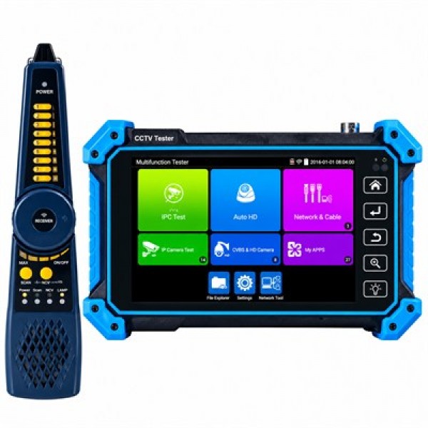 Novacom NVC-IPC5100C Plus V2 Dokunmatik 5.4'' Ips Ekran IP-TVI-CVI-AHD Kamera Test Cihazı Novacom NVC-IPC5100C Plus V2 Dokunmatik 5.4'' Ips Ekran IP-TVI-CVI-AHD Kamera Test Cihazı