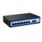 Novacom NVC-PSE0820 100/1000 Mbps 8 Port PoE + 2 Port Uplink Switch