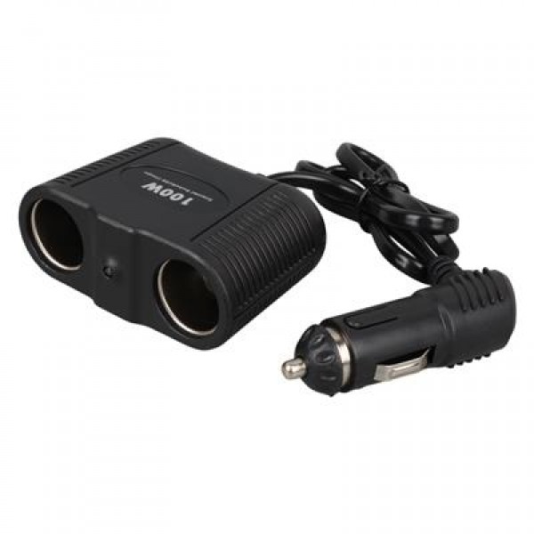 Olesson 1642 12-24V 100W 70cm Kablolu 2'li Araç Çakmak Çoklayıcı