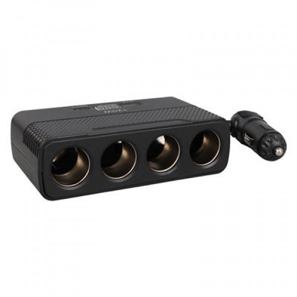 Olesson 2014 12-24V Type-C + USB-A Girişli 120W 80cm Kablolu 4'lü Araç Çakmak Çoklayıcı