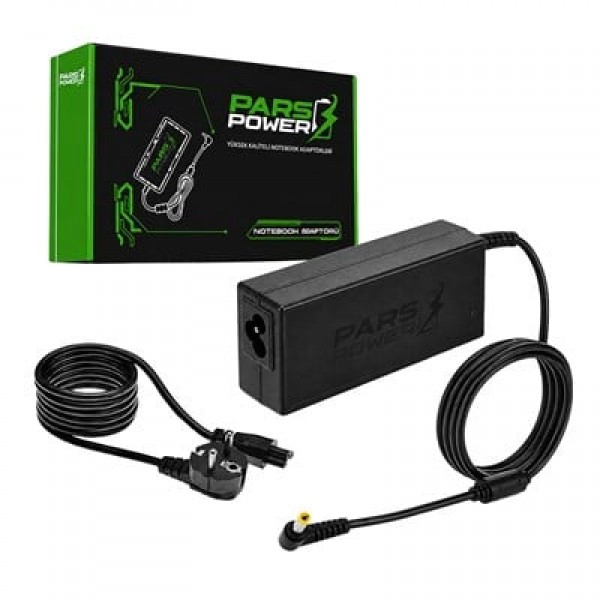 Parspower Prs-004 Plastik Kasa 19V 4.74A 90W 5.5*1.7Mm Standart Notebook Adaptör