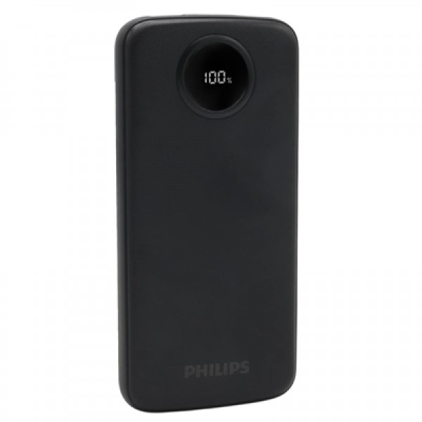 Philips DLP7712CB 10.000mAh PD Hızlı Şarj Dijital Ekranlı Siyah Powerbank