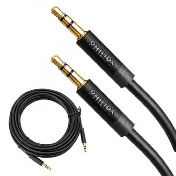 Philips SWR2102S/93 5 Metre 3.5mm Erkek - Erkek Aux Stereo Ses Kablosu Hi-Fi Philips SWR2102S/93 5 Metre 3.5mm Erkek - Erkek Aux Stereo Ses Kablosu Hi-Fi