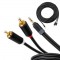 Philips SWR2110/93 30 Metre 3.5mm Stereo 2 RCA AUX Ses Kablosu Hi-Fi