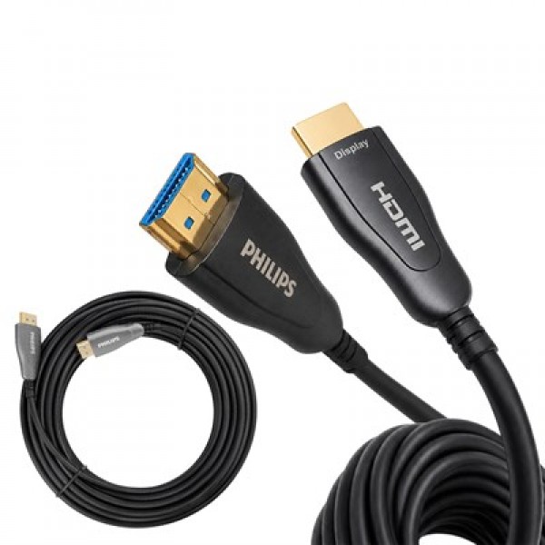 Philips SWR3019W/93 45 Metre 4K 60Hz AOC Fiber Optik HDMI Kablo Çinko Alaşım Gövde Philips SWR3019W/93 45 Metre 4K 60Hz AOC Fiber Optik HDMI Kablo Çinko Alaşım Gövde