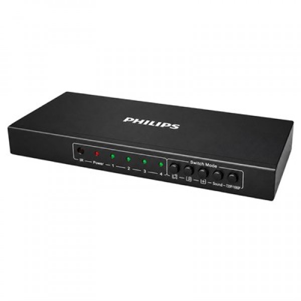 Philips SWR9101W/93 HDMI Quad Multi-Viewer 4-Giriş 1-Çıkış Ekran Bölücü ve Seçici Switch Philips SWR9101W/93 HDMI Quad Multi-Viewer 4-Giriş 1-Çıkış Ekran Bölücü ve Seçici Switch