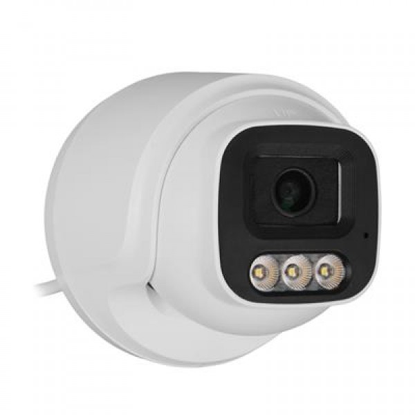 Plato PL-37711 AHD Dome Güvenlik Kamera 2MP 3.6MM 3 Warm Led Sesli Renkli Gece Görüş (Mikrofonlu)