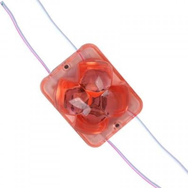 Powermaster PM-14712 12 Volt 2 Watt Kırmızı Yanıp Sönen Çakar 4333-3030 Modül Led 43x33x28mm
