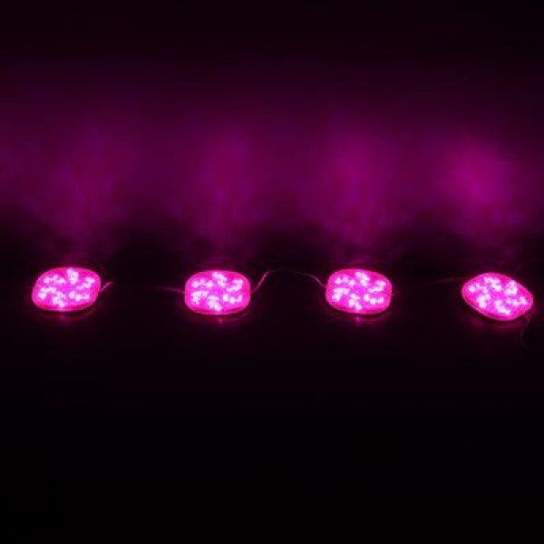 PowerMaster PM-14709 12 Volt 3 Watt Pembe Sabit 6565-2835 Modül Led 65x65x12mm