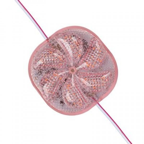 PowerMaster PM-14701 12 Volt 3 Watt Pembe Yanıp Sönen Çakar 6565-2835 Modül Led 65x65x12mm