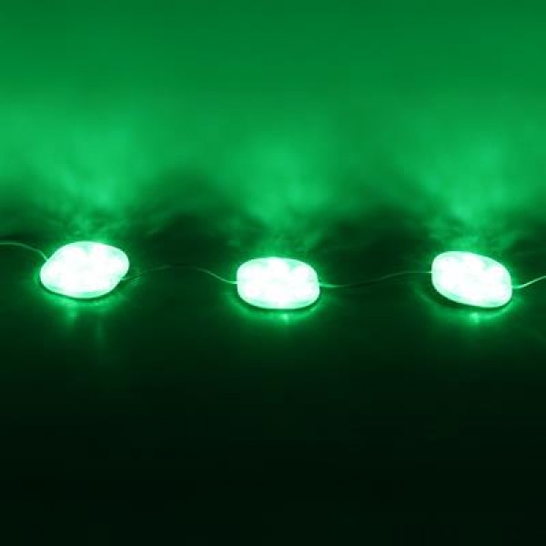 PowerMaster PM-14707 12 Volt 3 Watt Yeşil Sabit 6565-2835 Modül Led 65x65x12mm