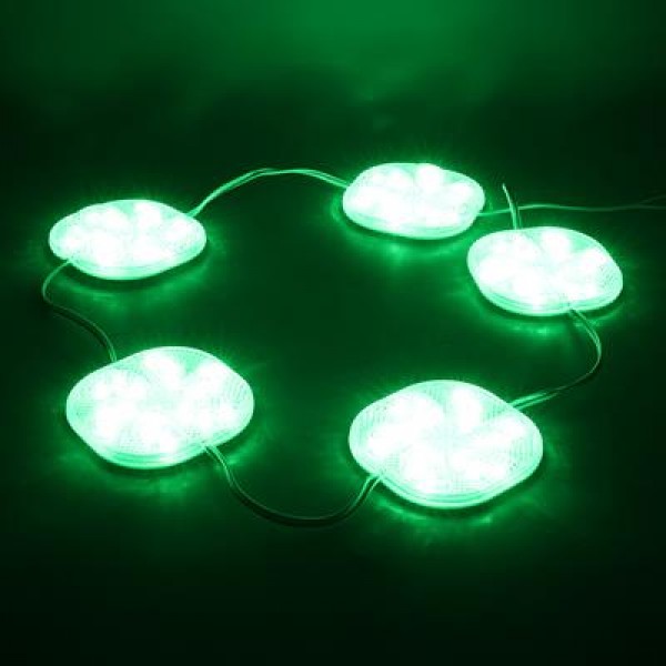 PowerMaster PM-14707 12 Volt 3 Watt Yeşil Sabit 6565-2835 Modül Led 65x65x12mm