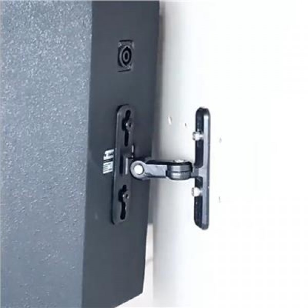 PowerMaster GU15 Sütun Duvar Hoparlör Tutucu 20kg Taşıma Kapasiteli Çelik Malzeme (2'li Paket)