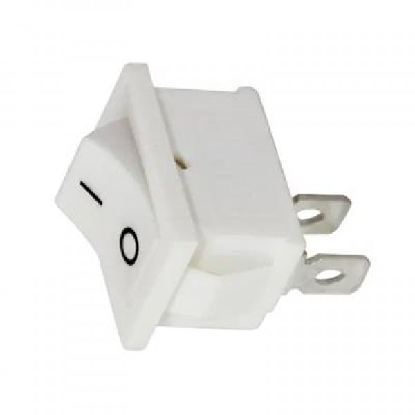 Powermaster IC-125B-1 Mini Beyaz Işıksız ON-OFF Anahtar