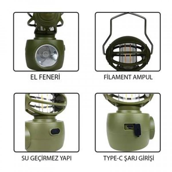 Powermaster LF-3328B 30Watt Kamp Lambası