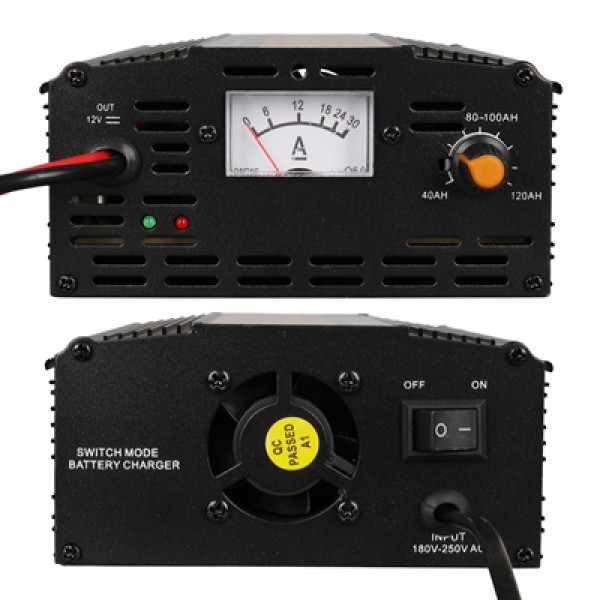 Powermaster MA-1220A 12 Volt 20 Amper Üç Fazlı Akıllı Akü Şarj Cihazı