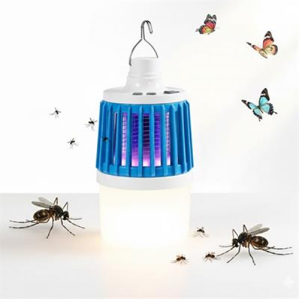 Powermaster MX-858 USB'li Sinek Öldürücü Özellikli 3 Modlu Şarjlı Kamp Feneri