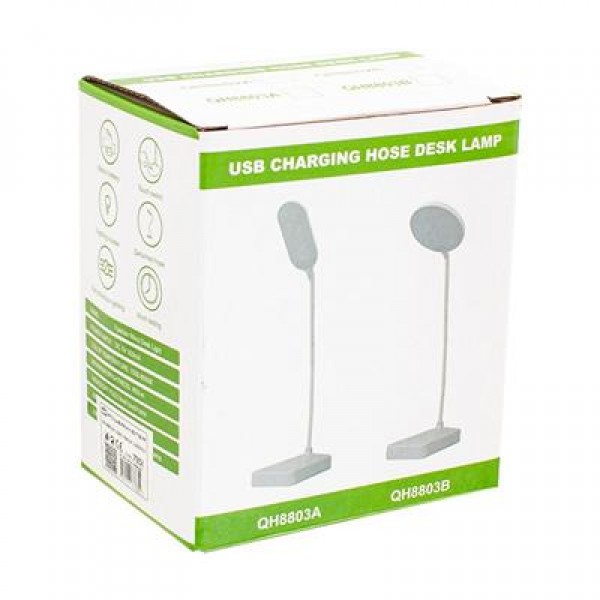 Powermaster MX-8803A Üç Modlu Masa Çalışma Lambası Akrobat USB Şarjlı Dokunmatik Düğmeli