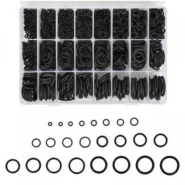 PowerMaster PM-28533 800 Parça Kauçuk Conta Halka Seti O-Ring Nitril NBR Su Geçirmez