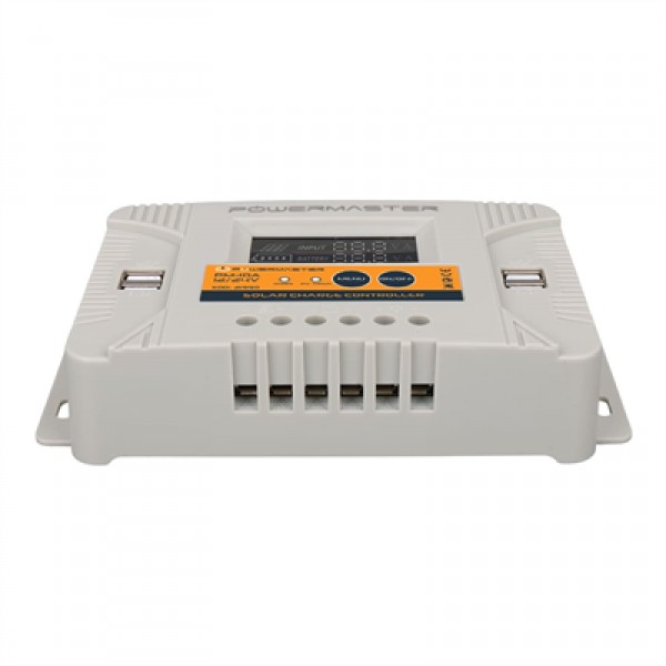 Powermaster PM-10A 12V-24V 10 Amper 4 USB Çıkışlı Dijital Ekranlı Solar Şarj Regülatörü