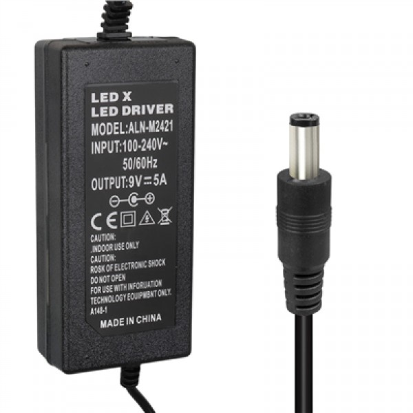 Powermaster PM-13033 9 Volt - 5 Amper 5.5*2.5 Mm Uçlu Yazar Kasa / Pos Makinesi Masaüstü Adaptör