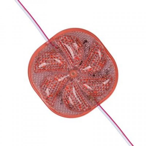 PowerMaster PM-14697 12 Volt 3 Watt Kırmızı Yanıp Sönen Çakar 6565-2835 Modül Led 65x65x12mm