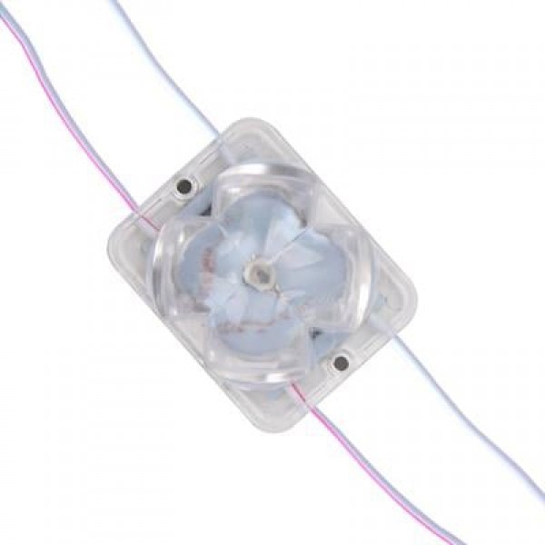 Powermaster PM-14718 12 Volt 2 Watt RGB Yanıp Sönen Çakar 4333-3030 Modül Led 43x33x28mm