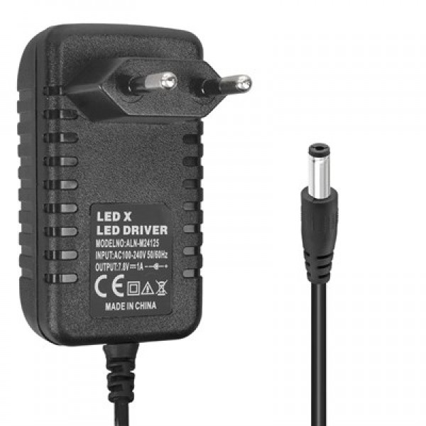 Powermaster Pm-16740 7.8 Volt - 1.2 Amper 5.5*2.5 Mm Uçlu Plastik Kasa Adaptör