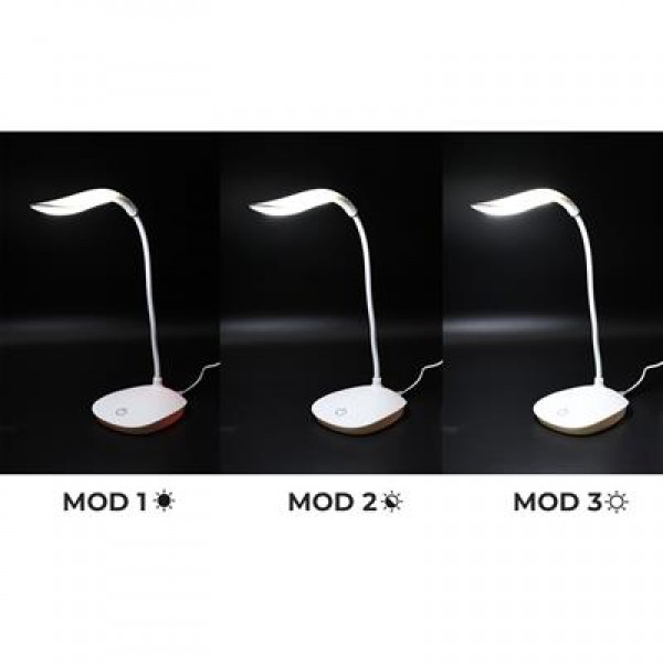 Powermaster PM-19316 5 Volt - 0.5 Amper Dokunmatik Tuşlu 14 Ledli Şarjlı Portatif Masa Lambası