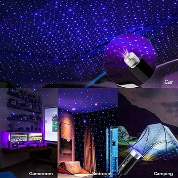 Powermaster PM-19970 Araç İçi Dekoratif Mor Led Işık 