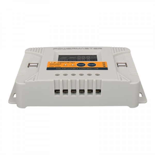 Powermaster PM-20A 12V-24V 20 Amper 4 USB Çıkışlı Dijital Ekranlı Solar Şarj Regülatörü