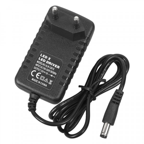 Powermaster PM-2266 12 Volt - 1 Amper 5.5*2.5 Mm Uçlu Priz Tipi Matkap Şarj Adaptörü