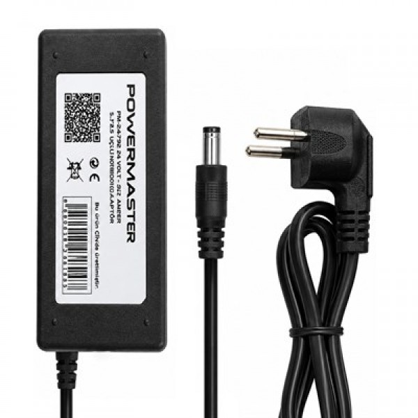 Powermaster PM-24792 24 Volt - 3.75 Amper 5.5*2.5 Mm Uçlu Notebook Adaptör Powermaster PM-24792 24 Volt - 3.75 Amper 5.5*2.5 Mm Uçlu Notebook Adaptör