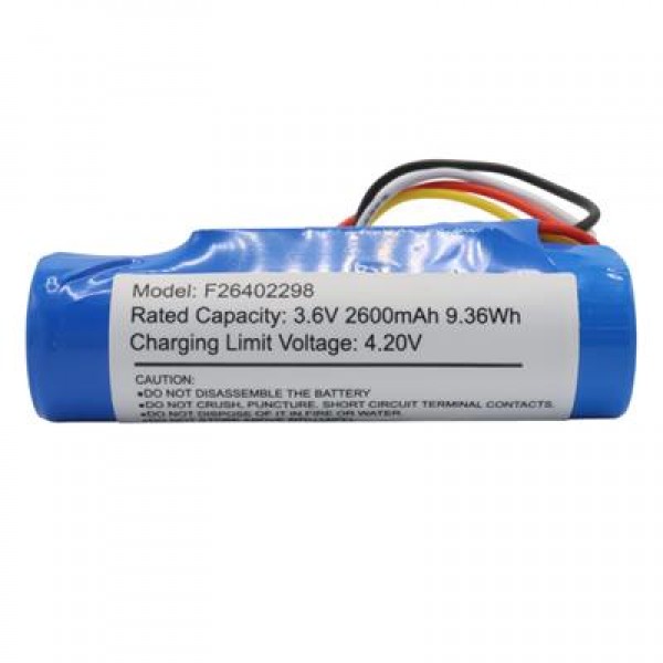 PowerMaster PM-24803 3.6V 2600mAh 4 Pin Soketli Beko Yazar Kasa Pos Cihazı Pili 18650 Lityum Batarya (VPS906R)