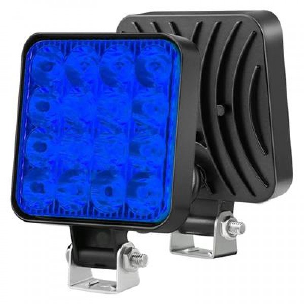 PowerMaster PM-25309 SUV - Off Road - Motosiklet Farı Sis Lambası Mavi LED 12 Volt 48 Watt PowerMaster PM-25309 SUV - Off Road - Motosiklet Farı Sis Lambası Mavi LED 12 Volt 48 Watt