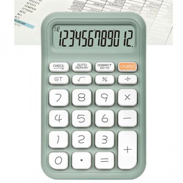 Powermaster PM-25410 Yeşil 12 Haneli Hesap Makinesi 