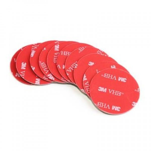 PowerMaster PM-25705 25mm Yuvarlak 3m Çift Taraflı Bant (10'lu Paket