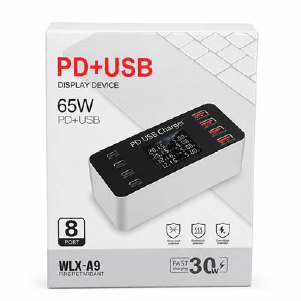 PowerMaster PM-26056 8 Port USB+PD Şarj İstasyonu (4 USB+ 4 PD) PowerMaster PM-26056 8 Port USB+PD Şarj İstasyonu (4 USB+ 4 PD)