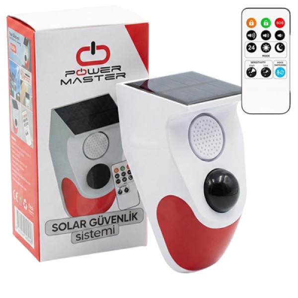 PowerMaster PM-26240 Solar Sesli Işıklı Alarm Sistemi