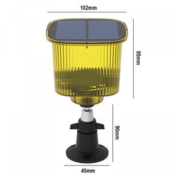 PowerMaster PM-26956 Mikrofonlu Sesli Hayvan Kovucu Alarm Cihazı Solar Panelli