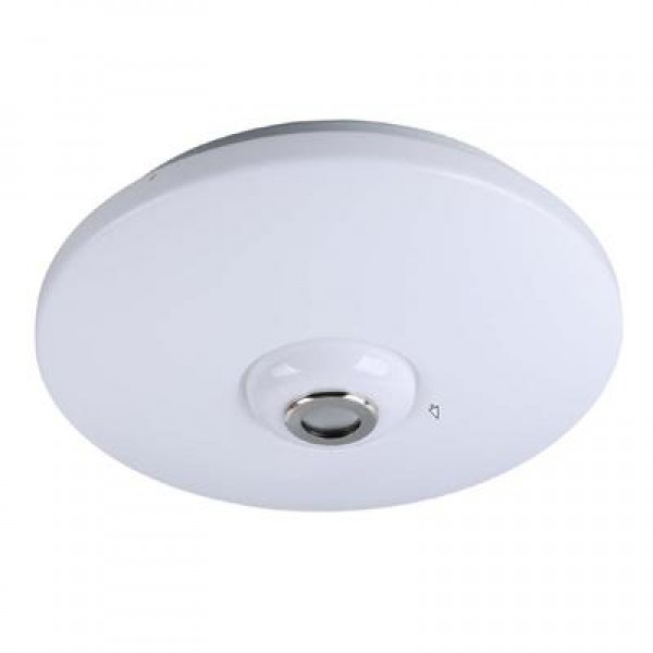 Powermaster PM-27331 Beyaz 34*9 Cm 24 Watt Bluetooth Hoparlörlü Tavan Aydınlatma (AL-BL301) Tornavida Hediyeli